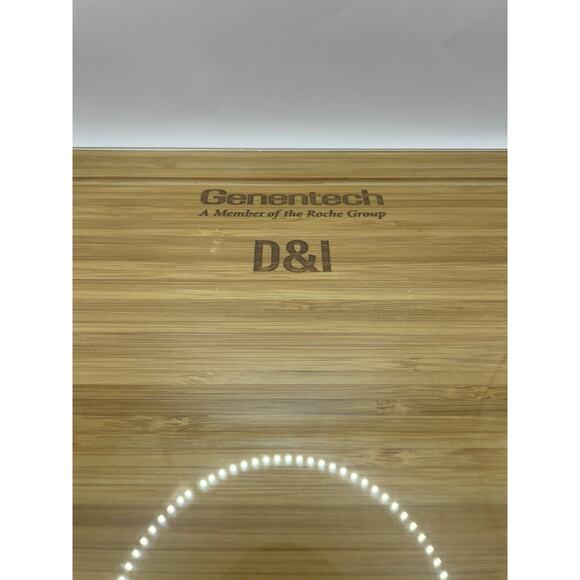 Toscana Bamboo Rectangular Cheese Cutting Board & Tools Set Tempered Glass Top - Picture 3 of 13